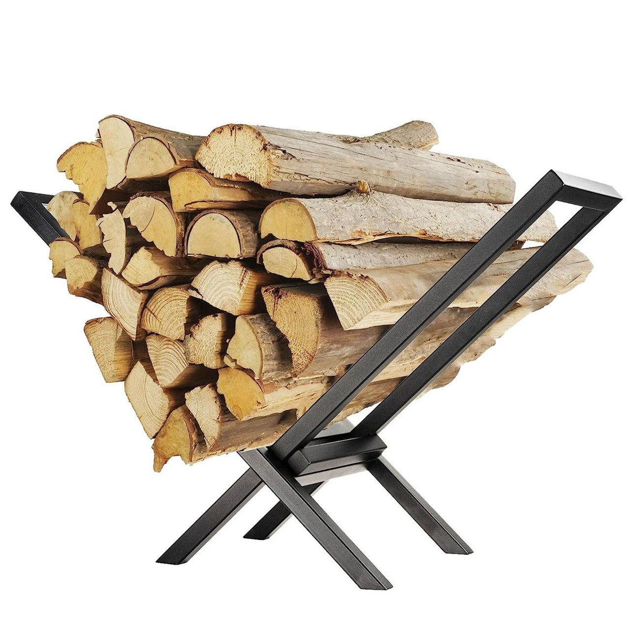 X-Shaped Firewood Rack Log Holder product image