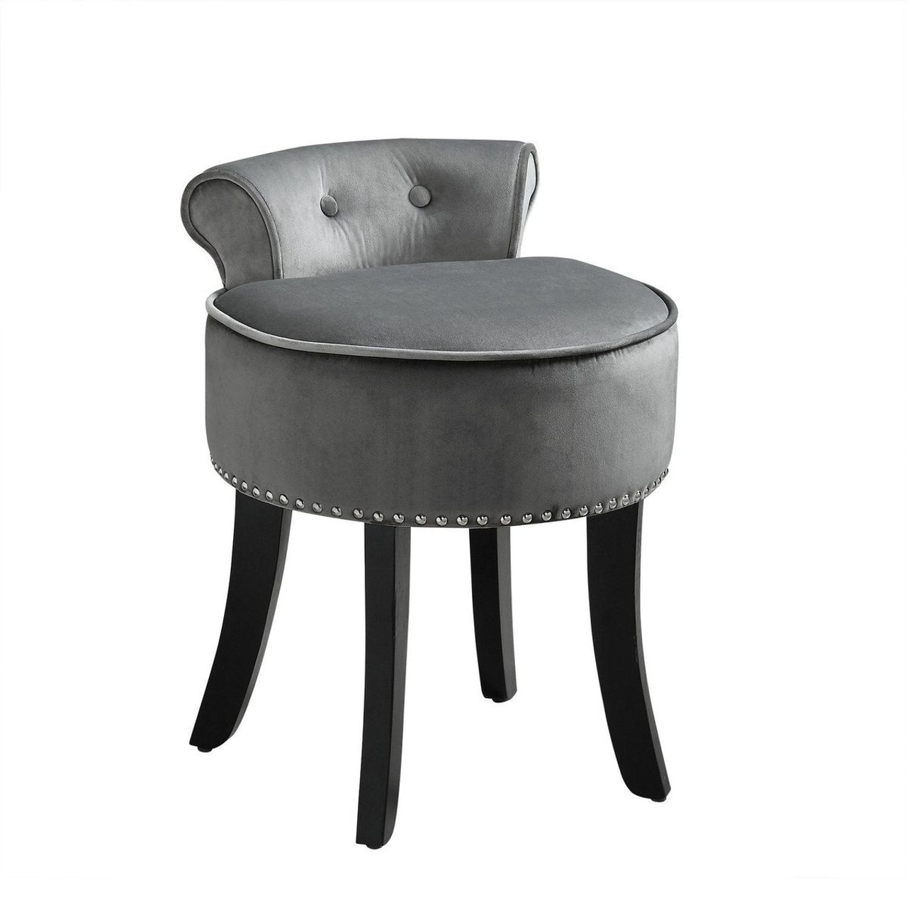 Taylor Velvet Vanity Stool product image