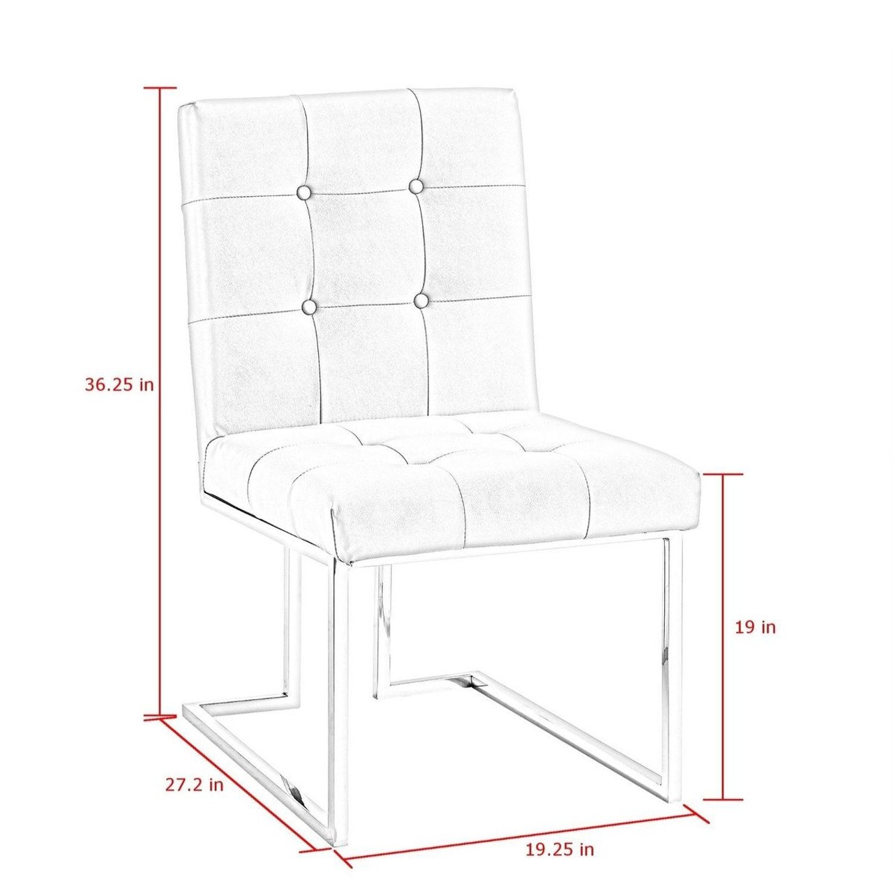 Vanderbilt Armless Dining Chair (Set of 2) product image