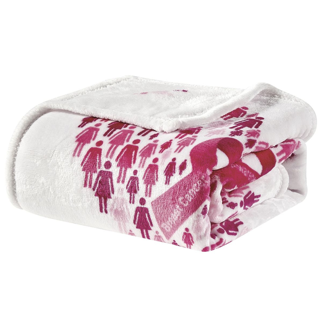 50 x 70-Inch Cancer Awareness Throw Blanket product image