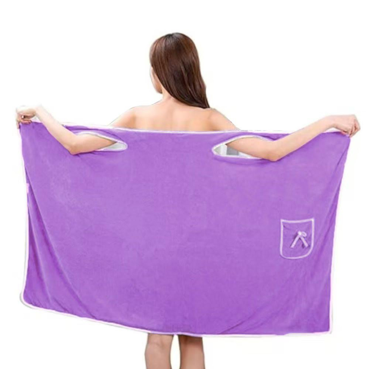 Women's Bath Towel Robe Wrap with Adjustable Closure product image Women's Bath Towel Robe Wrap with Adjustable Closure product image