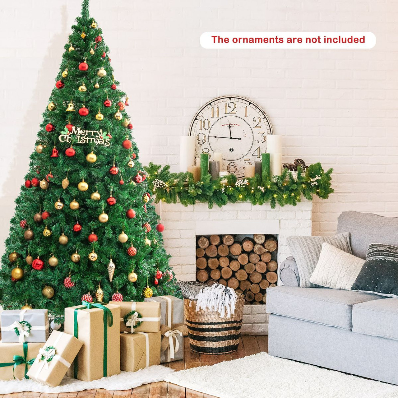 8-Feet Unlit Artificial Christmas Tree product image 8-Feet Unlit Artificial Christmas Tree product image