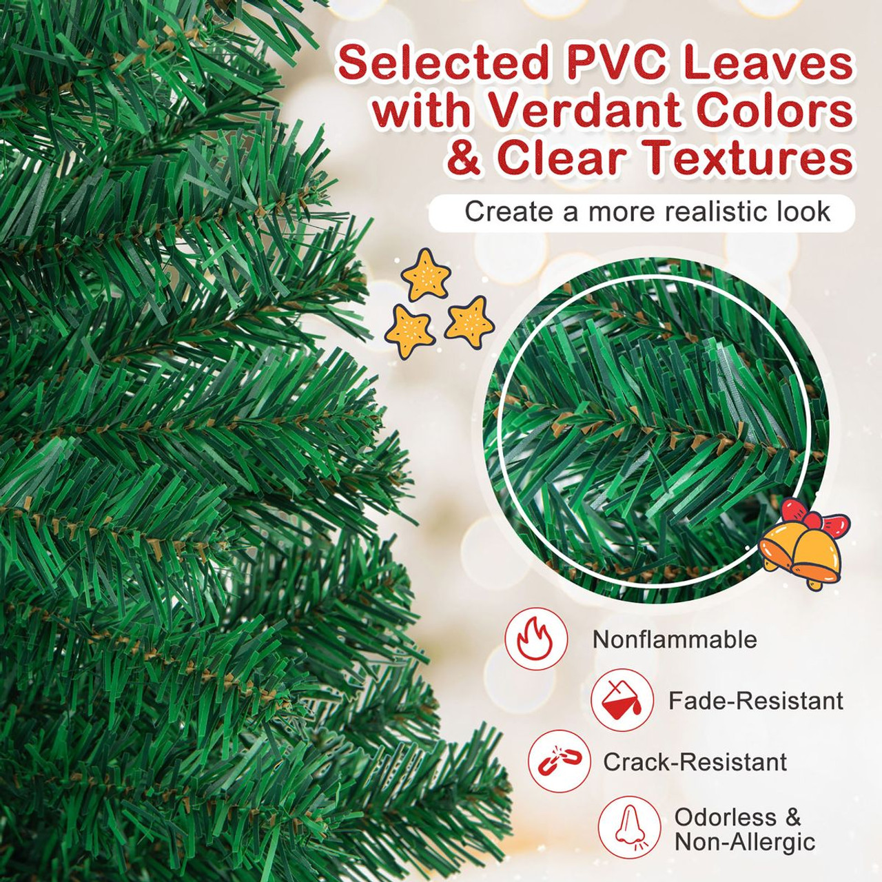 8-Feet Unlit Artificial Christmas Tree product image 8-Feet Unlit Artificial Christmas Tree product image