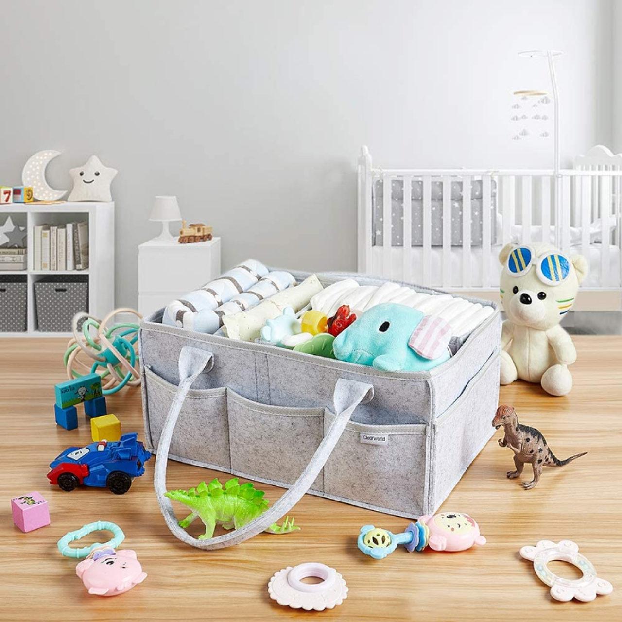 Clearworld® Baby Diaper Caddy Organizer product image