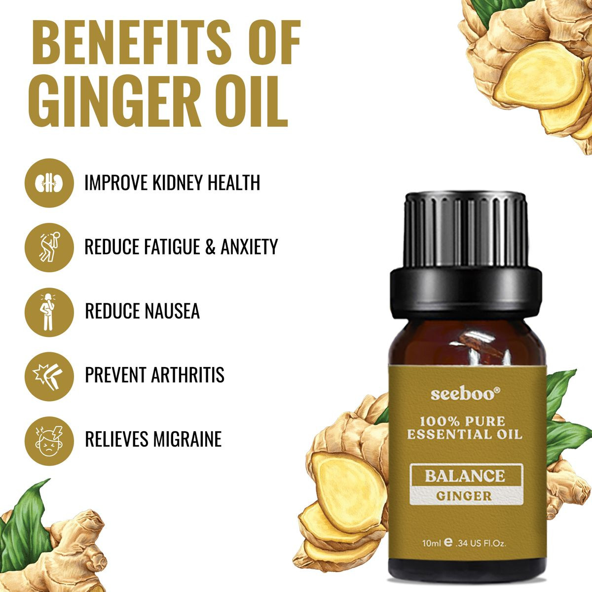 100% Pure Therapeutic Grade Aromatherapy Oil  product image