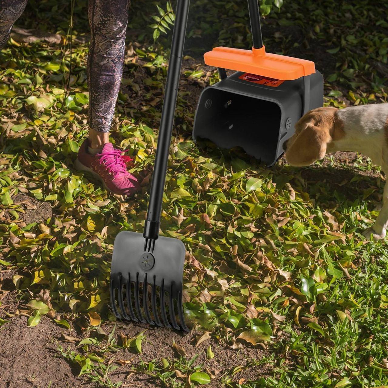 2-Piece Rake & Tray Dog Pooper Scooper product image