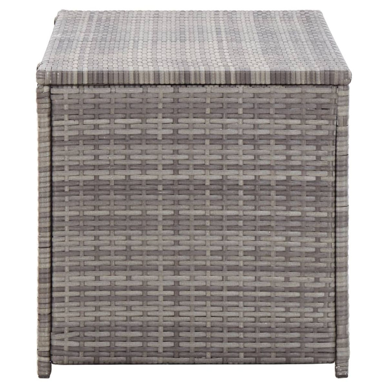 Patio Storage Box Poly Rattan 39.4"x19.7"x19.7" Gray product image