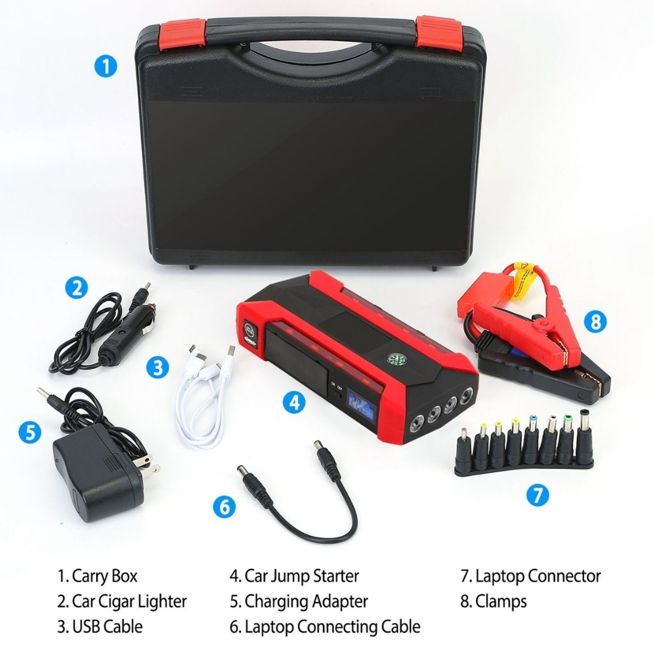 iNova™ 20,000mAh Car Jump Starter Booster & Backup Battery Charger product image