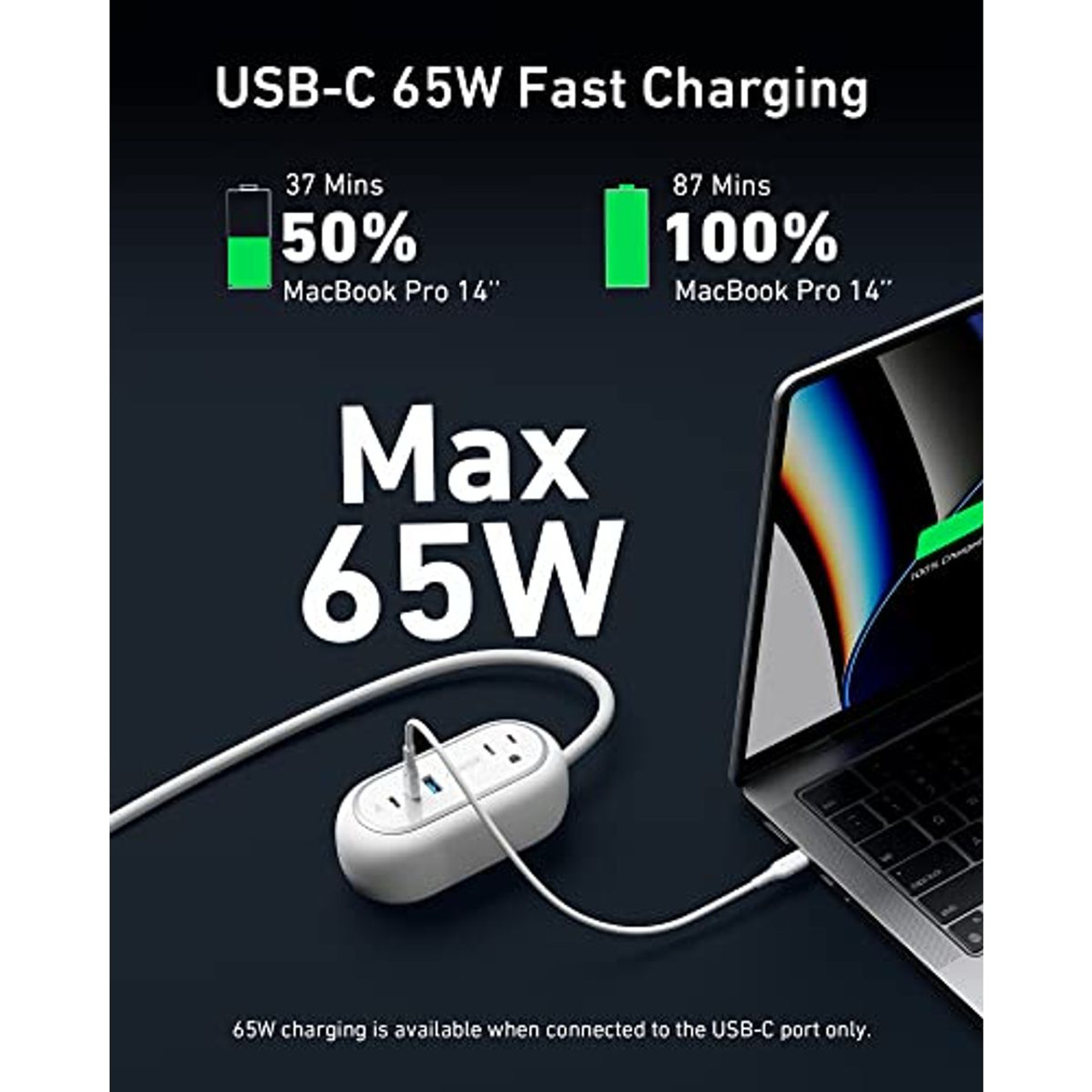 Anker 5-in-1 65W Charging Station Power Strip  product image