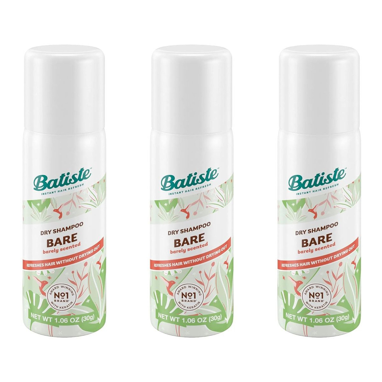 Batiste Dry Shampoo, Bare, 1.6 oz. (3-Pack) product image