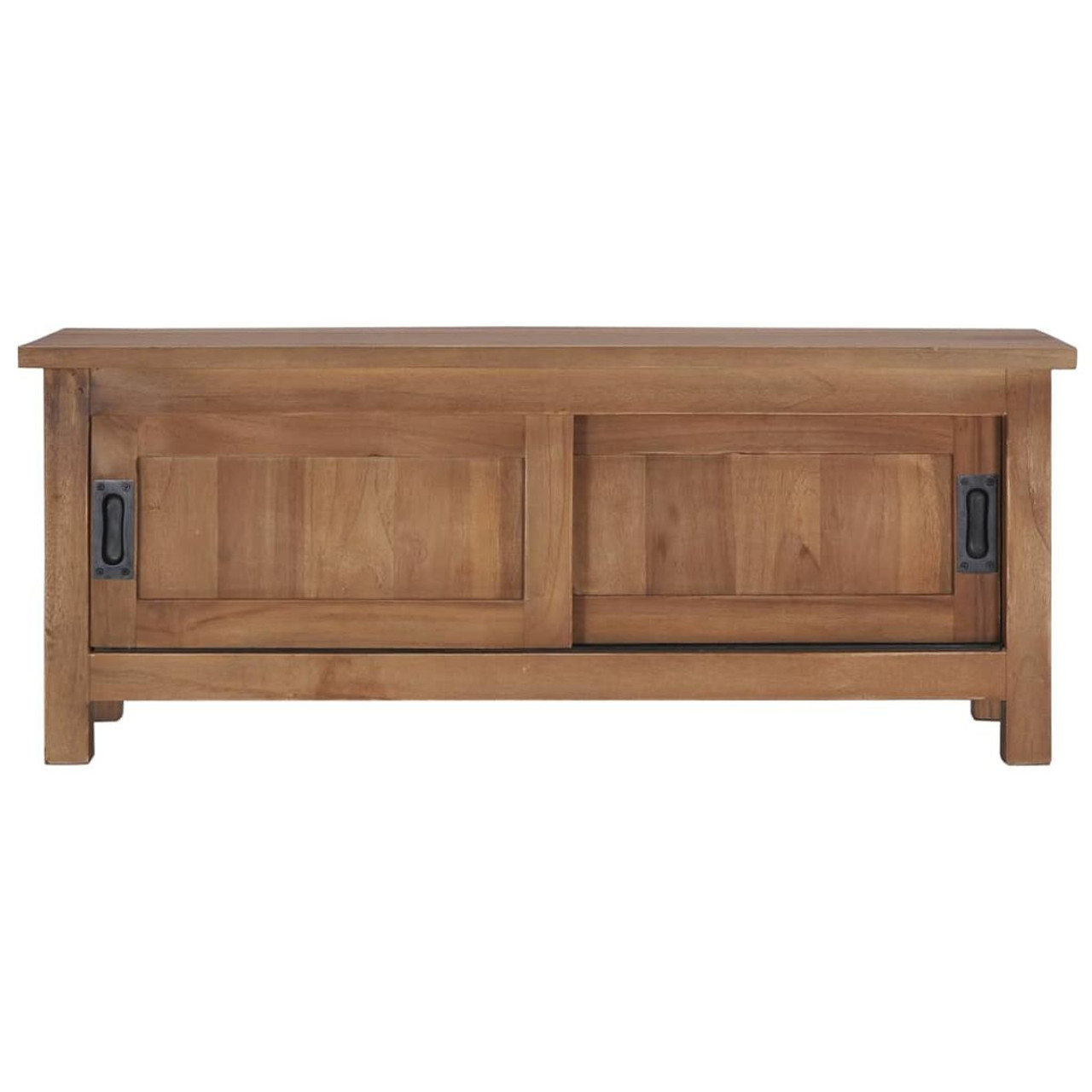 TV Stand 35.4"x11.8"x13.8" Solid Wood Teak product image