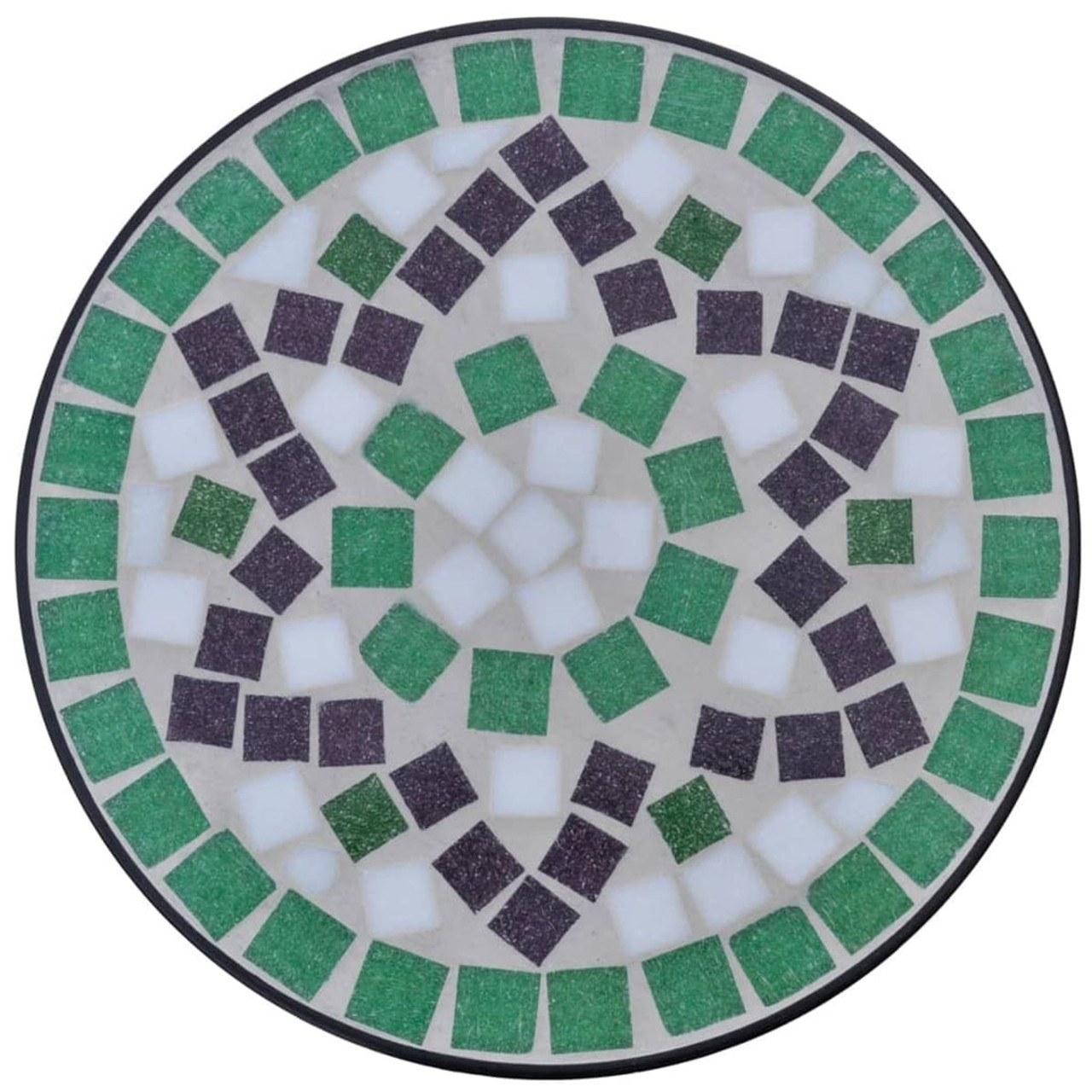 Mosaic Side Table Plant Table Green White product image