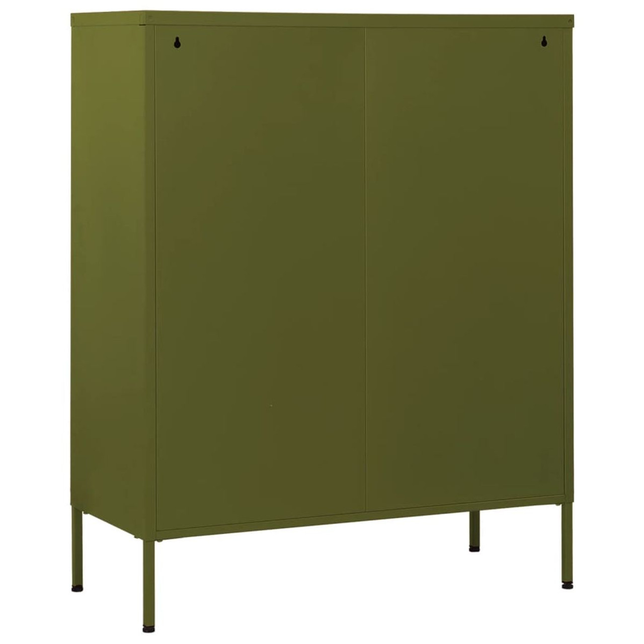 Chest of Drawers Olive Green 31.5"x13.8"x40" Steel product image
