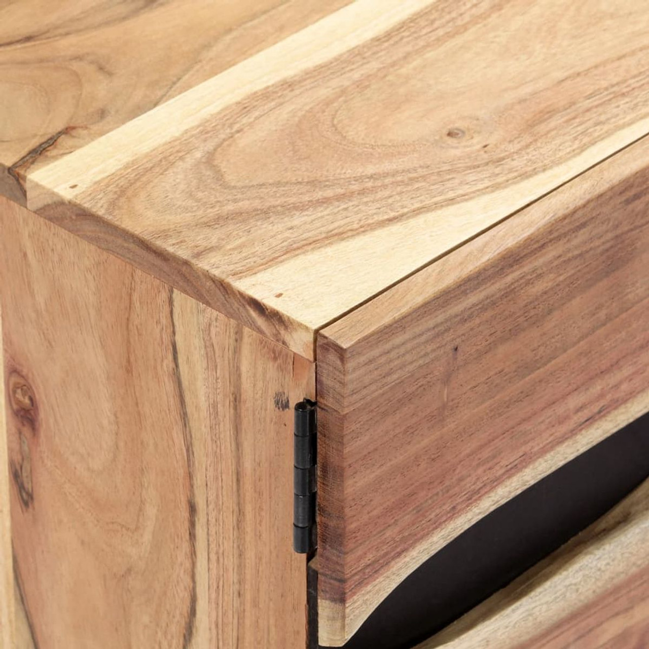 TV Stand 55.1"x11.8"x17.7" Solid Wood Acacia product image