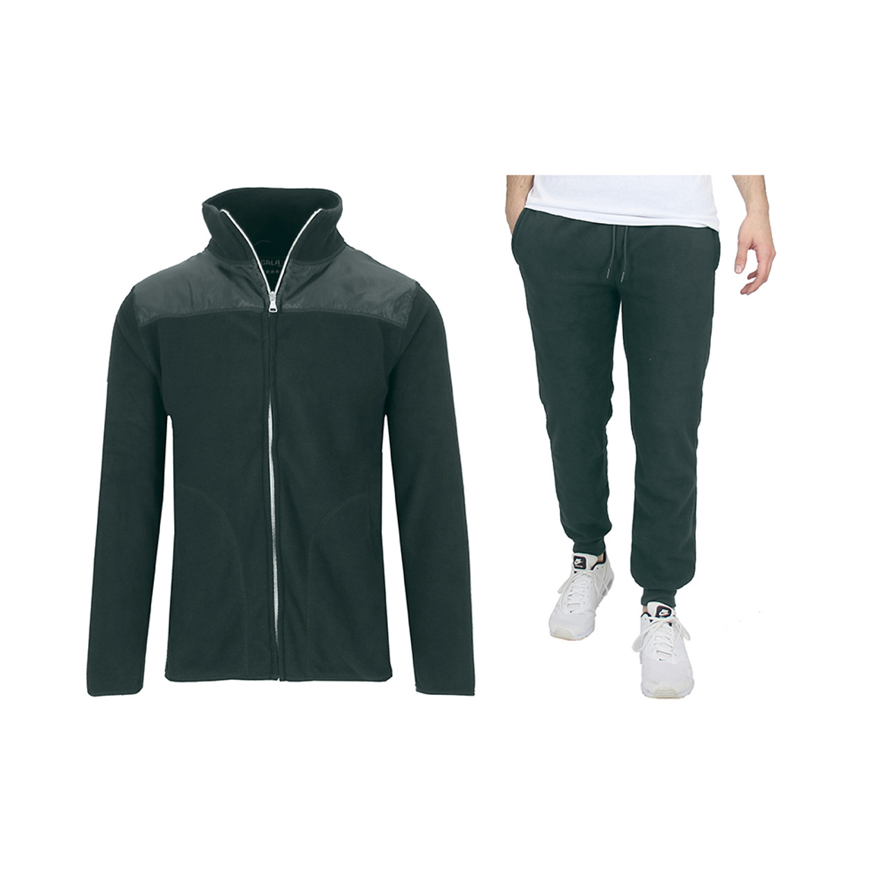 Men's 2-Piece Polar Fleece Jacket  & Jogger Set product image