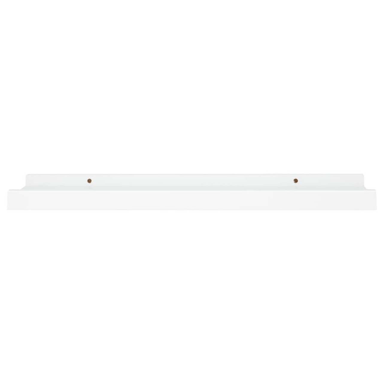 Picture Frame Ledge Shelves 2 pcs White 15.7"x3.5"x1.2" MDF product image