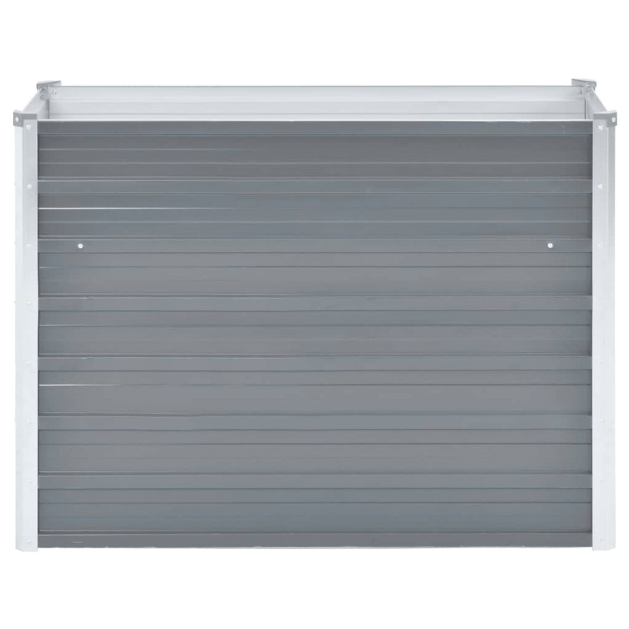 Garden Raised Bed Galvanized Steel 39.4"x15.7"x31.3" Gray product image