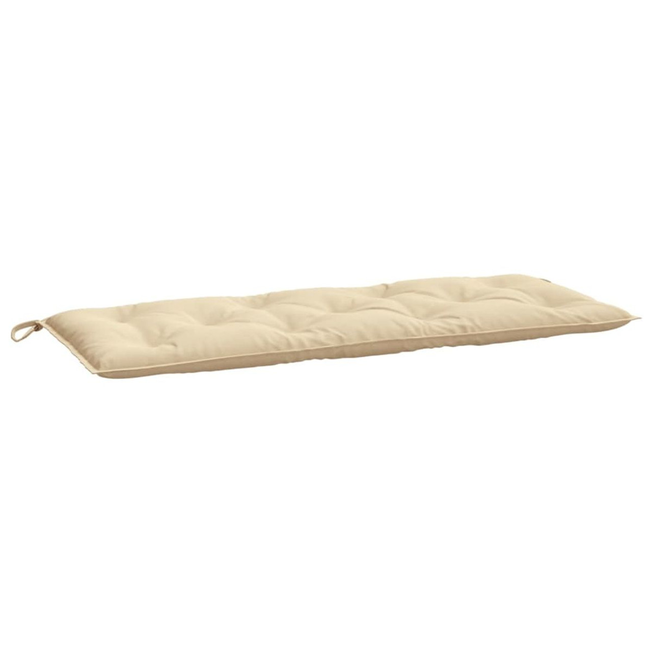 Garden Bench Cushion Beige 47.2"x(19.7"+19.7")x2.8" Oxford Fabric product image