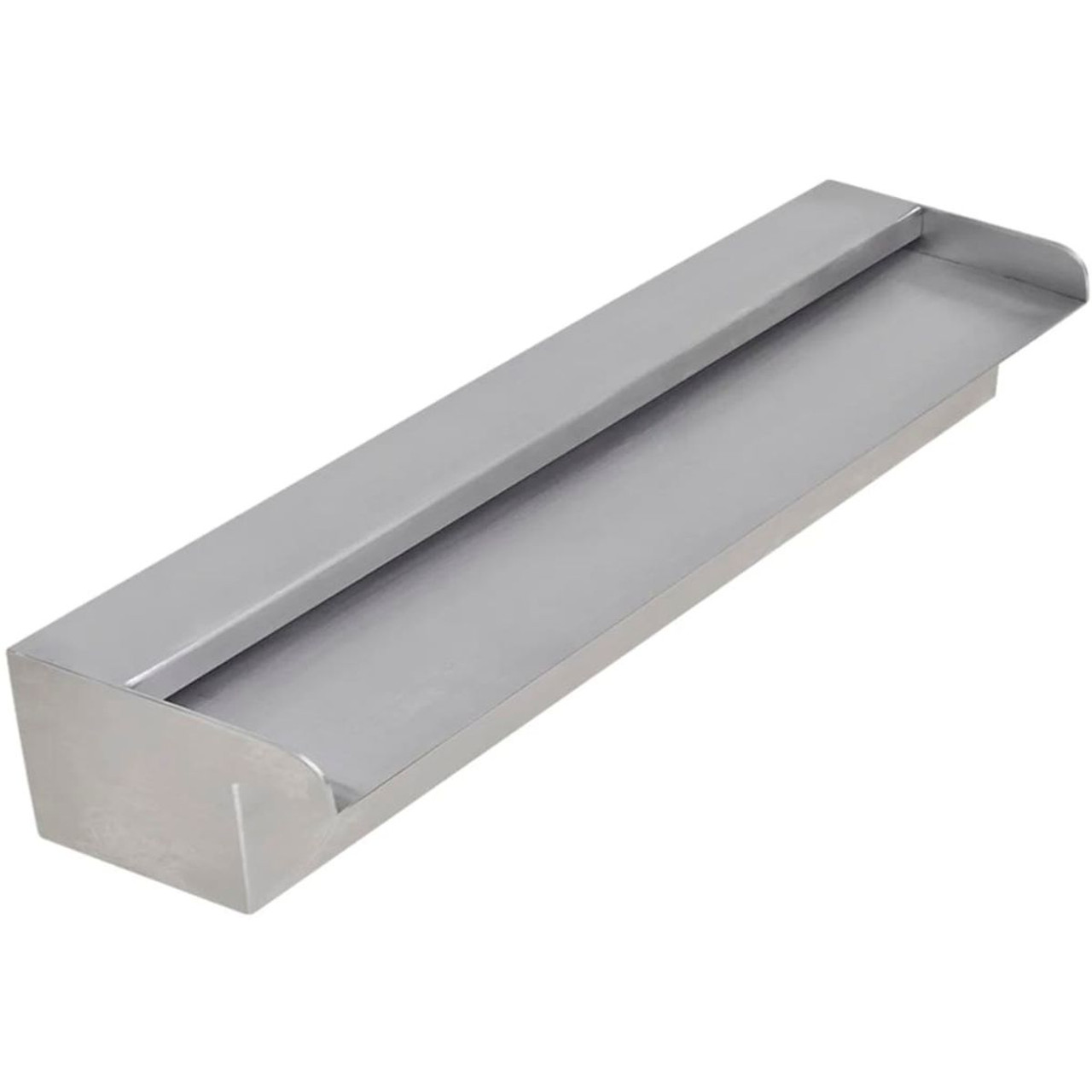 Rectangular Waterfall Pool Fountain Stainless Steel 17.7" product image