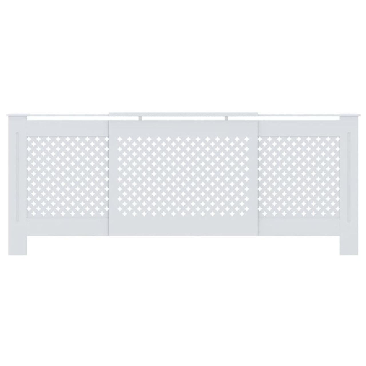 MDF Radiator Cover White 80.7" product image