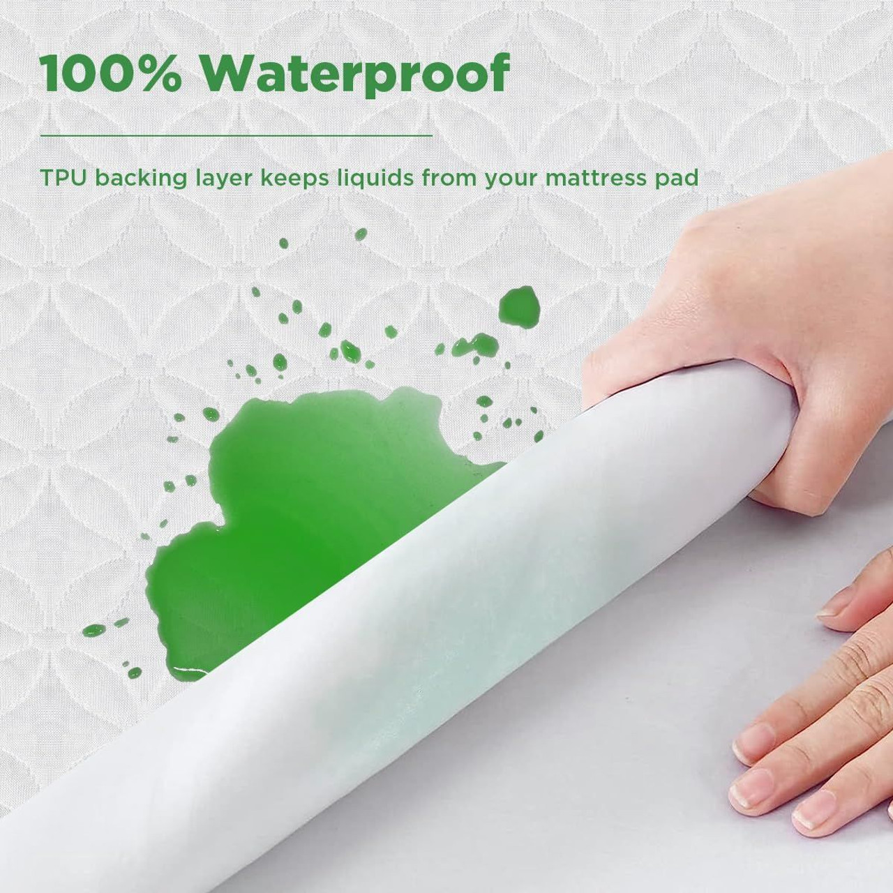 100% Waterproof Queen Mattress Protector product image