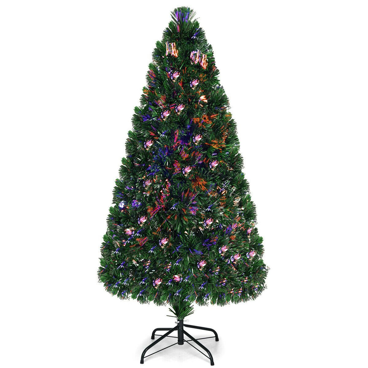 5ft Pre-Lit Fiber Optic PVC Christmas Tree  product image 5ft Pre-Lit Fiber Optic PVC Christmas Tree  product image