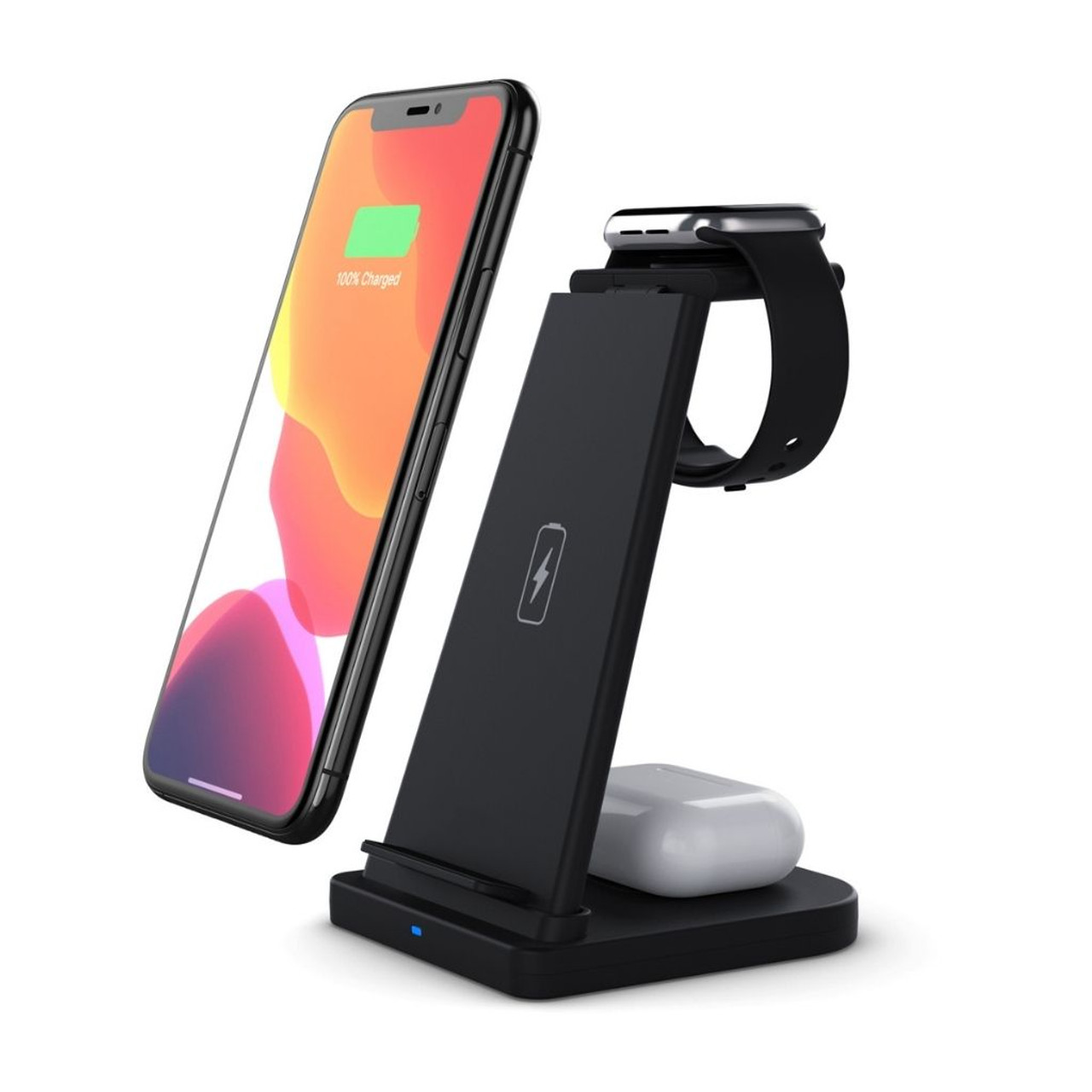 3-in-1 Fast Wireless Charging Stand for Phones, Apple Watch & AirPods product image