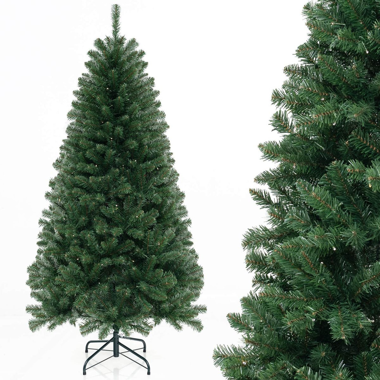 6, 7, or 8 ft Christmas Tree with Warm White LED Lights product image