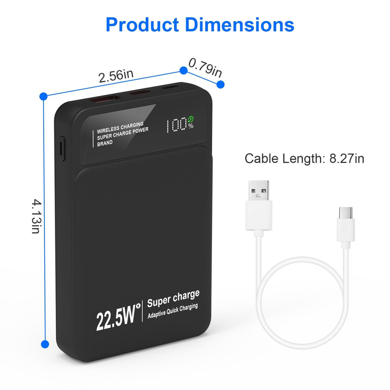 PowerMaster Wireless Portable Charger (5,000 or 10,000mAh) product image