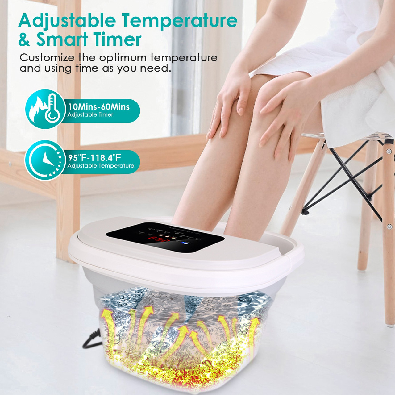  Collapsible Foot Spa Massager with Remote Control product image