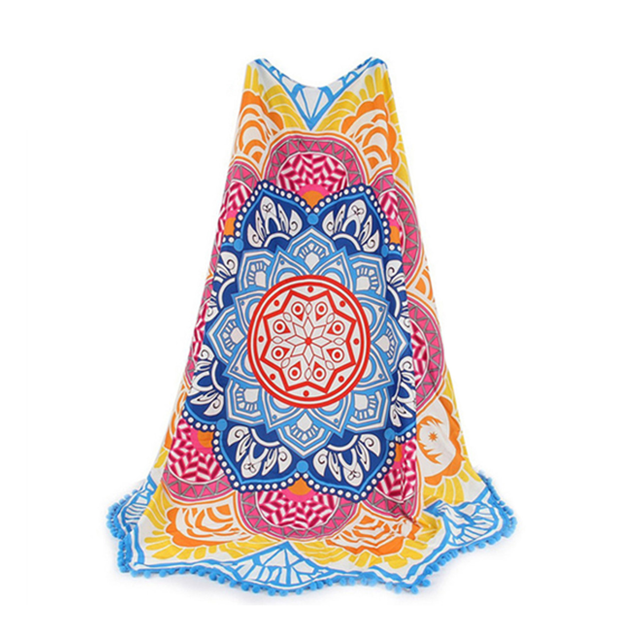 60-Inch Large Round Mandala Beach Picnic Towel product image