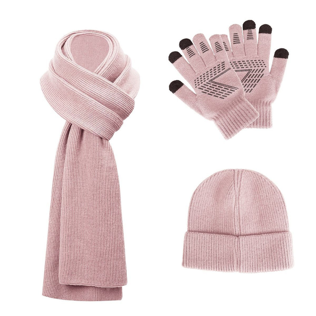 Winter Beanie,  Scarf, and Gloves Set product image