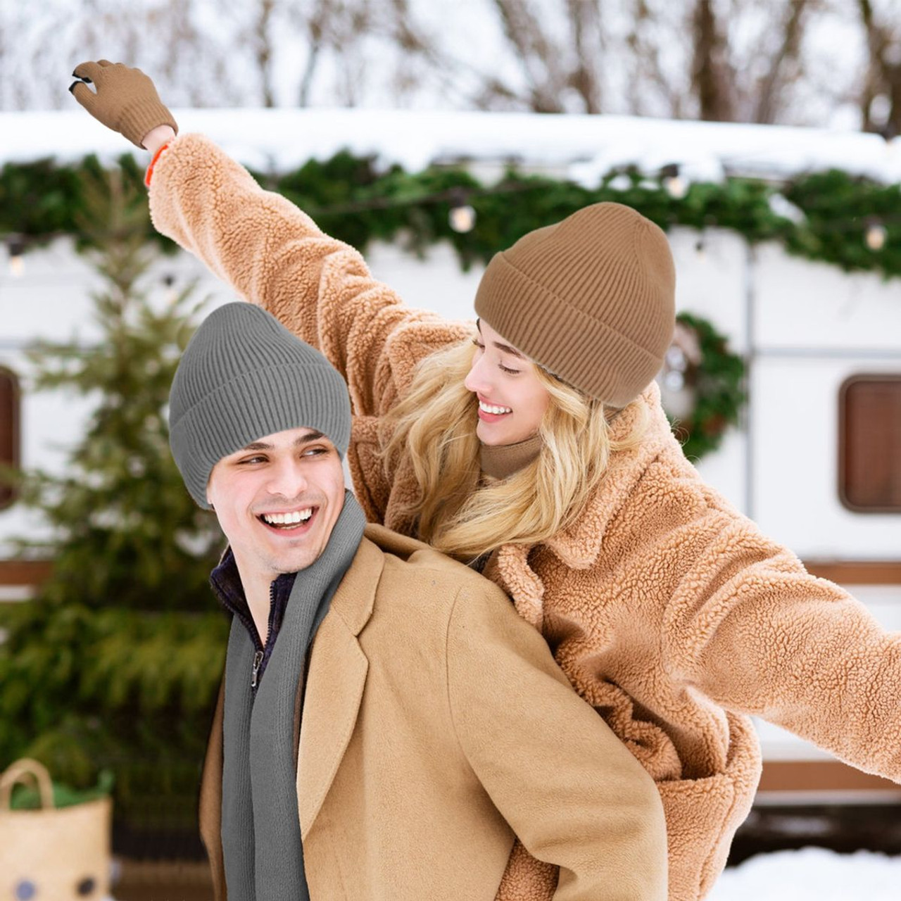 Winter Beanie,  Scarf, and Gloves Set product image
