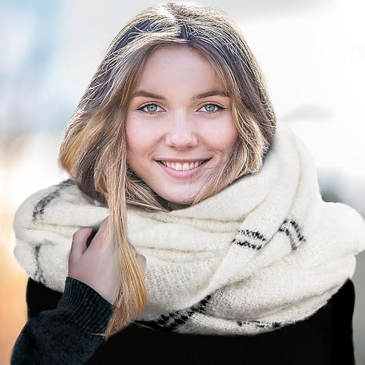 Women's Pashmina Plaid Blanket Scarves product image