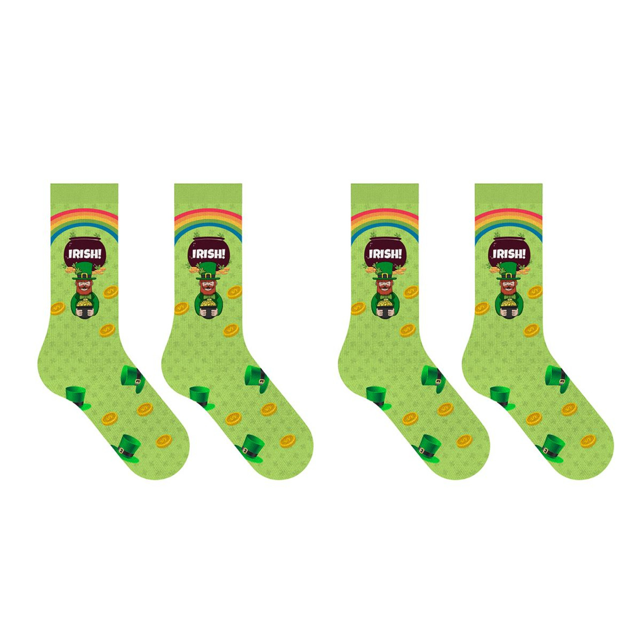 Greeting Card with Fun Crew Length Novelty Socks (2-Pack) product image