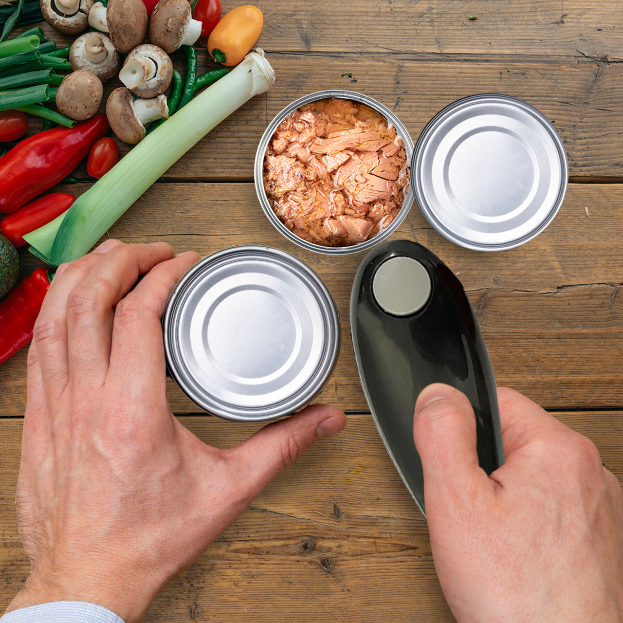 One-Touch Can Opener - Black product image