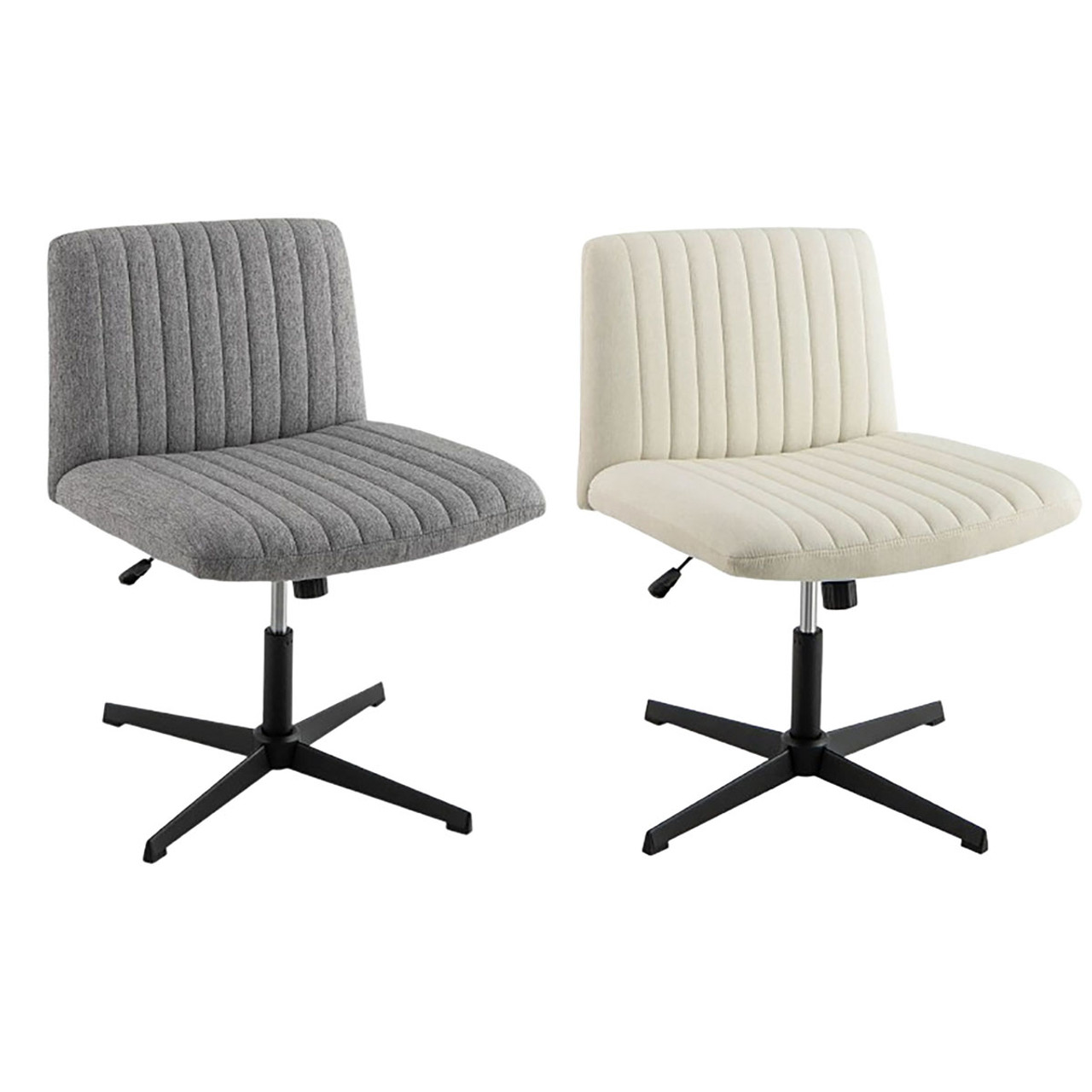 Adjustable-Height Crisscross Legged Chair without Wheels product image