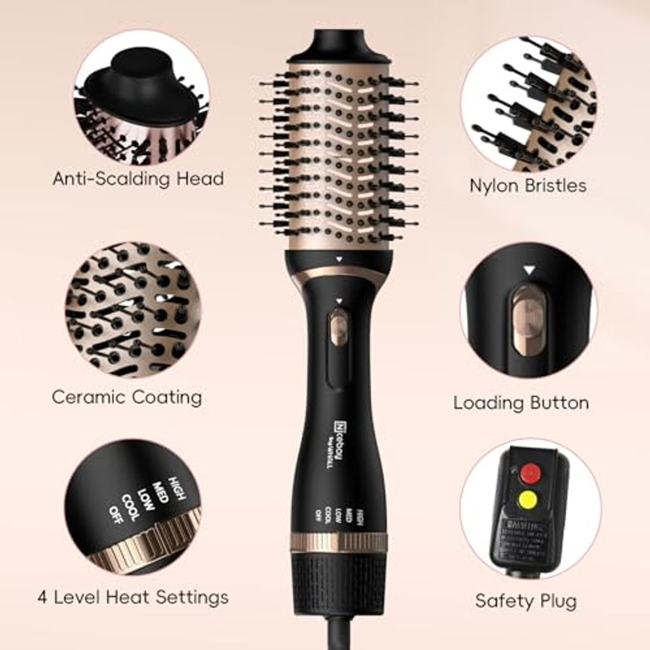 Nicebay CT-536 Blow Dryer Hair Brush product image