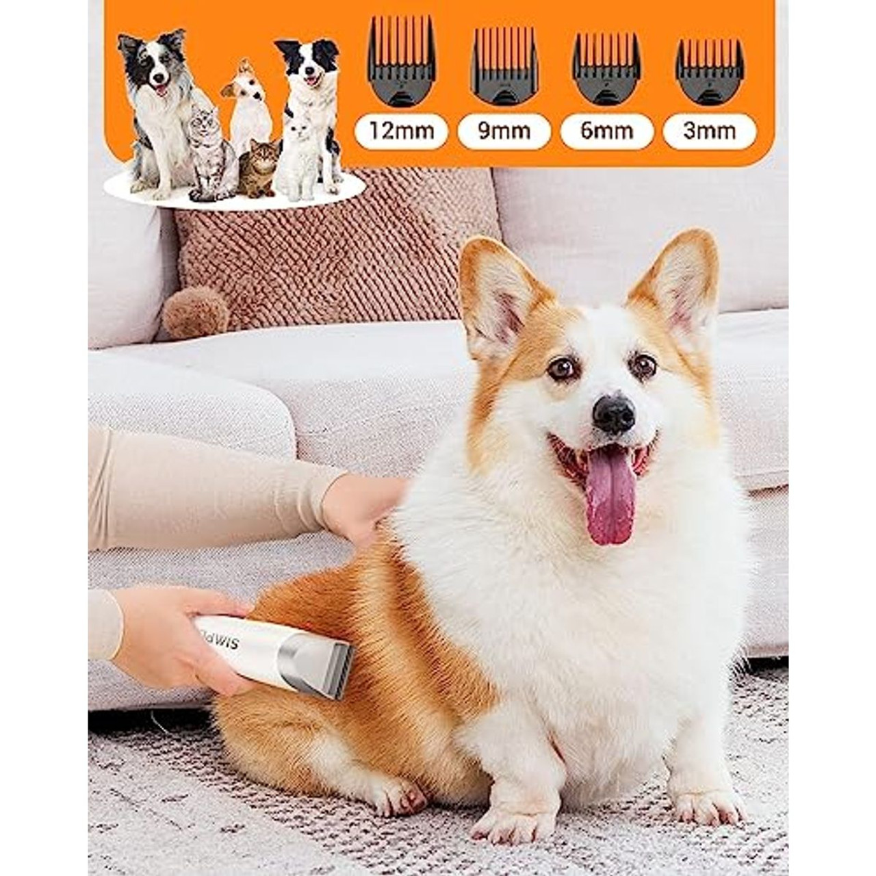 6 in 1 Dog Grooming Kit with 3 Suction Modes product image