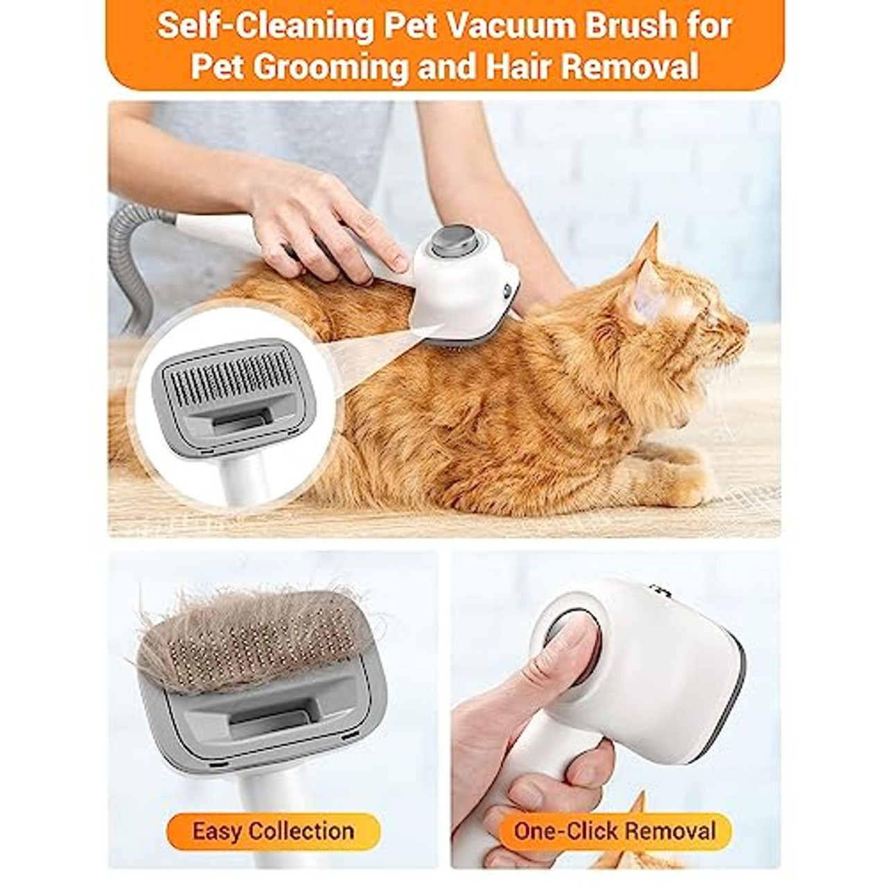 6 in 1 Dog Grooming Kit with 3 Suction Modes product image