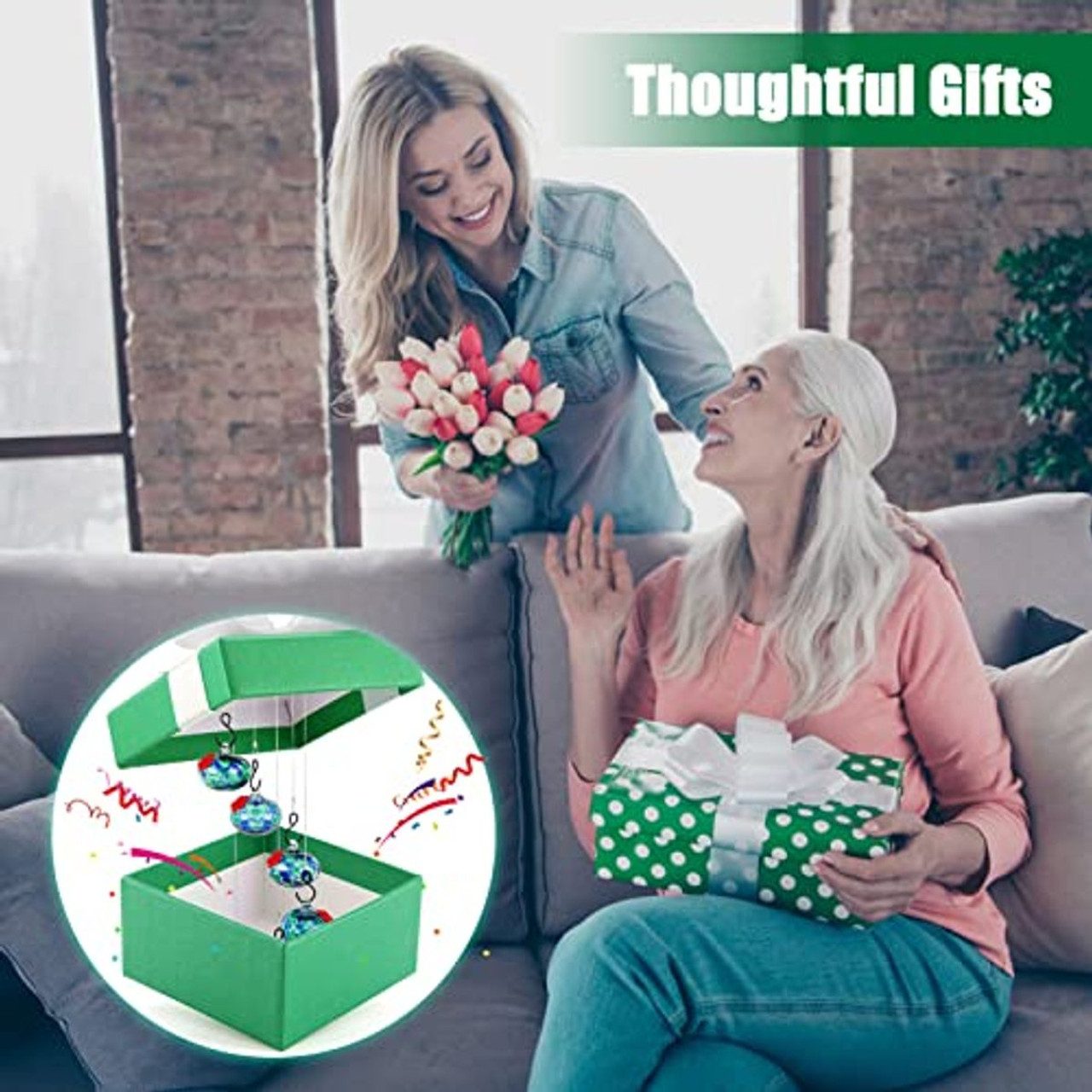 Hummingbird Feeder Wind Chimes product image