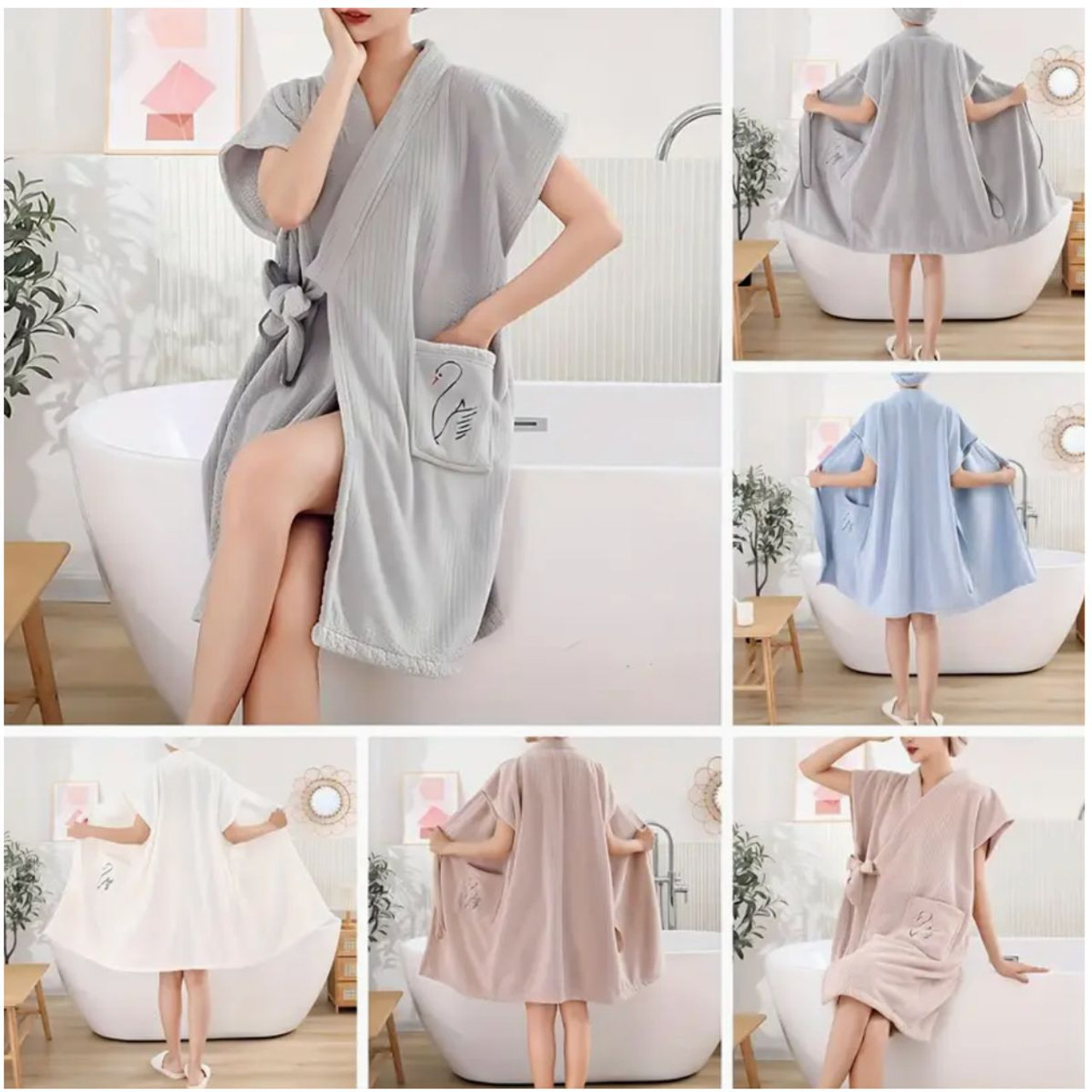 Microfiber Bathrobe Kimono product image