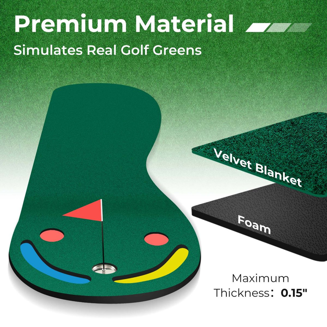 Golf Putting Green Set for Indoor/Outdoor Use product image