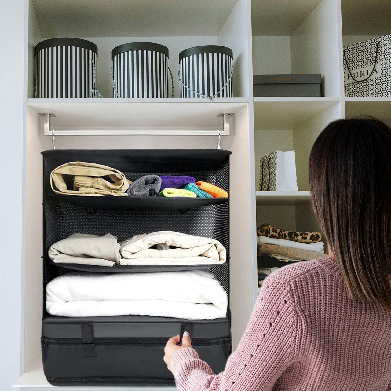 Foldable Closet and Luggage Organizer product image
