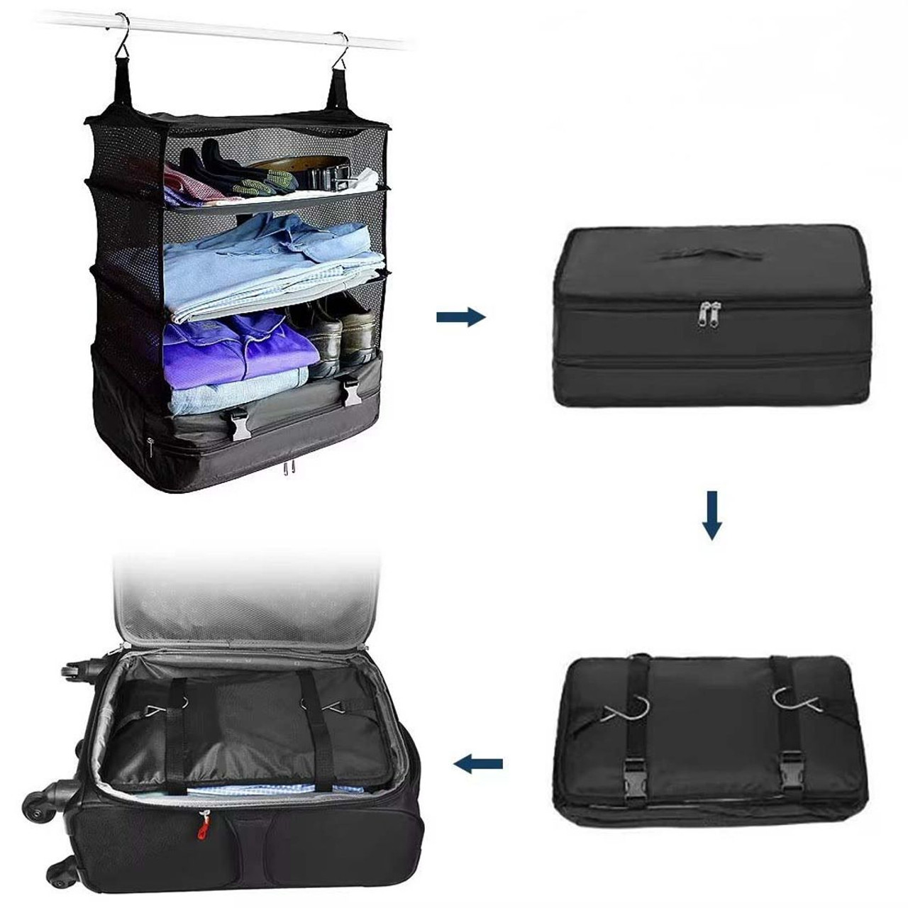 Foldable Closet and Luggage Organizer product image