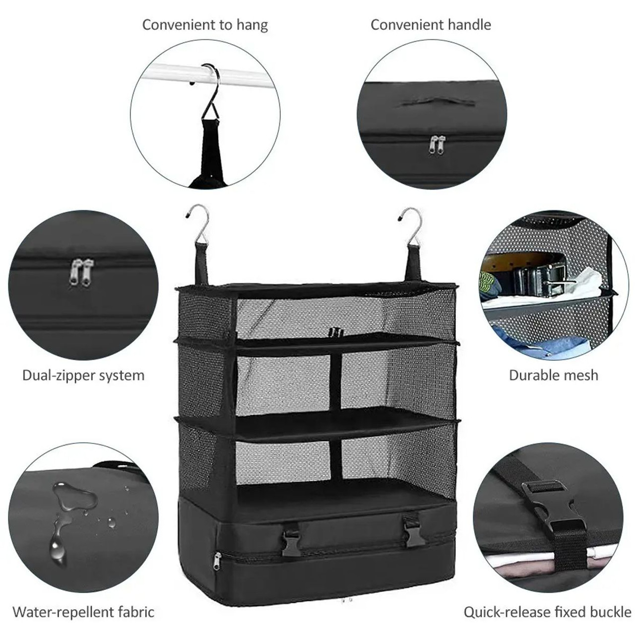 Foldable Closet and Luggage Organizer product image