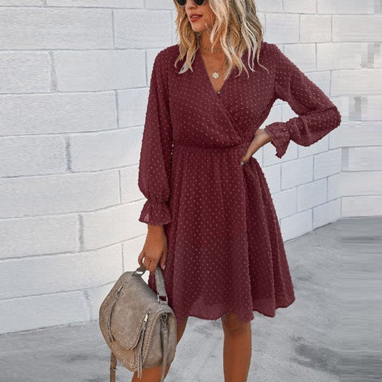 Women's Serene Dots Dress product image
