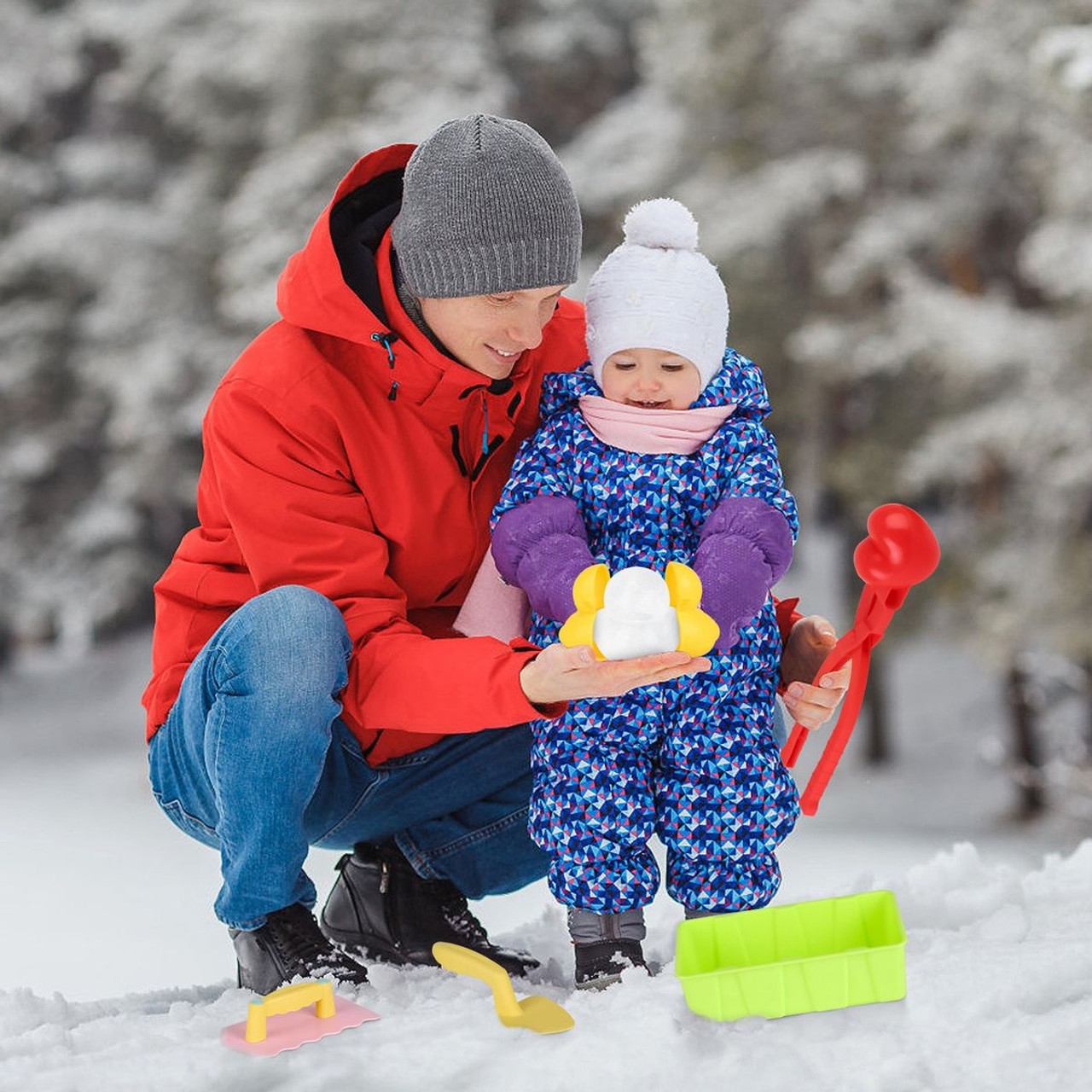 15-Piece Winter Snowball Maker Mold Kit product image
