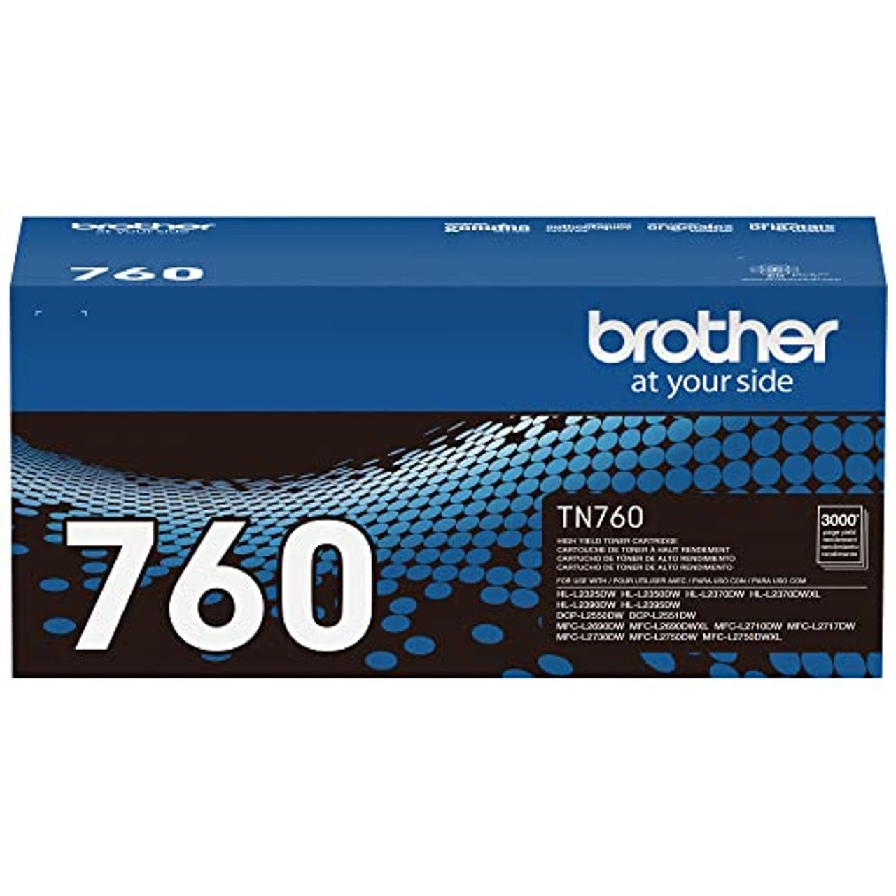 Genuine TN760 High Yield Black Toner Cartridge product image