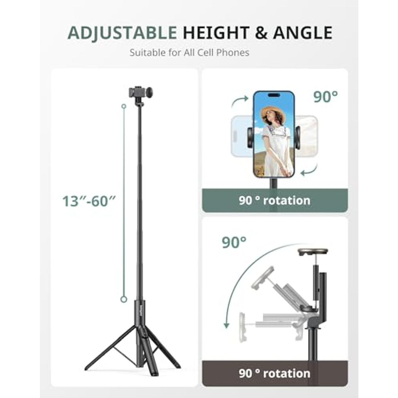 60" Phone Tripod Selfie Stick  product image